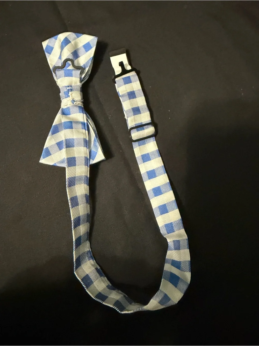 Westbury Kids Blue Gingham Bow Tie